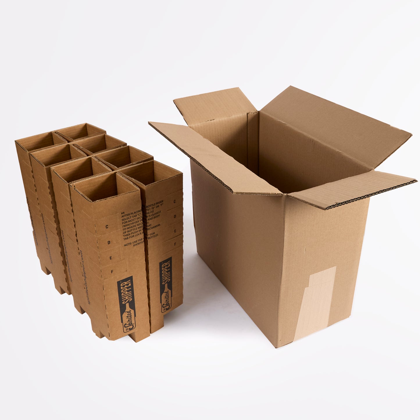 Eight Bottle Wine Shipper – SS8 - Insert and Box