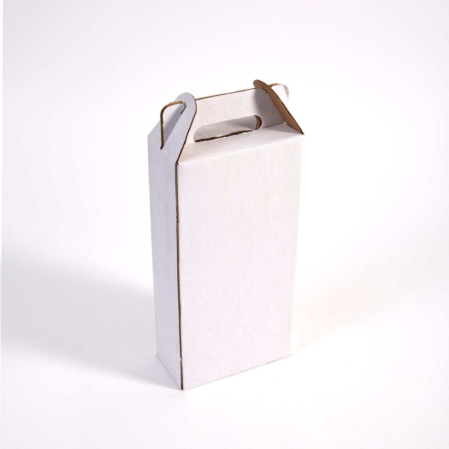 Two Bottle Wine Tote White