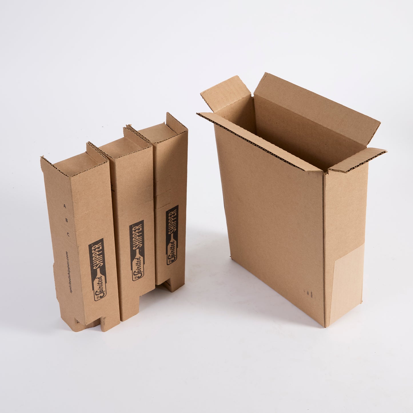Three Bottle Shipper – 375ml / Beer – SSB3 - Insert and Box