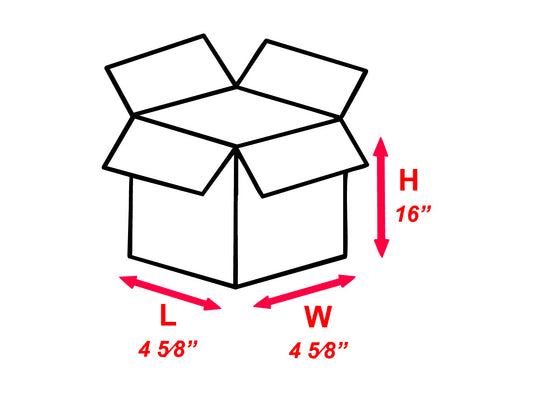 Shipping Box 4x4x16 Black Same Box as SS1B