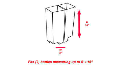 Magnum Insert For Two Bottles