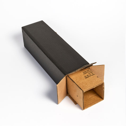 One Bottle Wine Shipper - Black - SS1B - Insert and Box