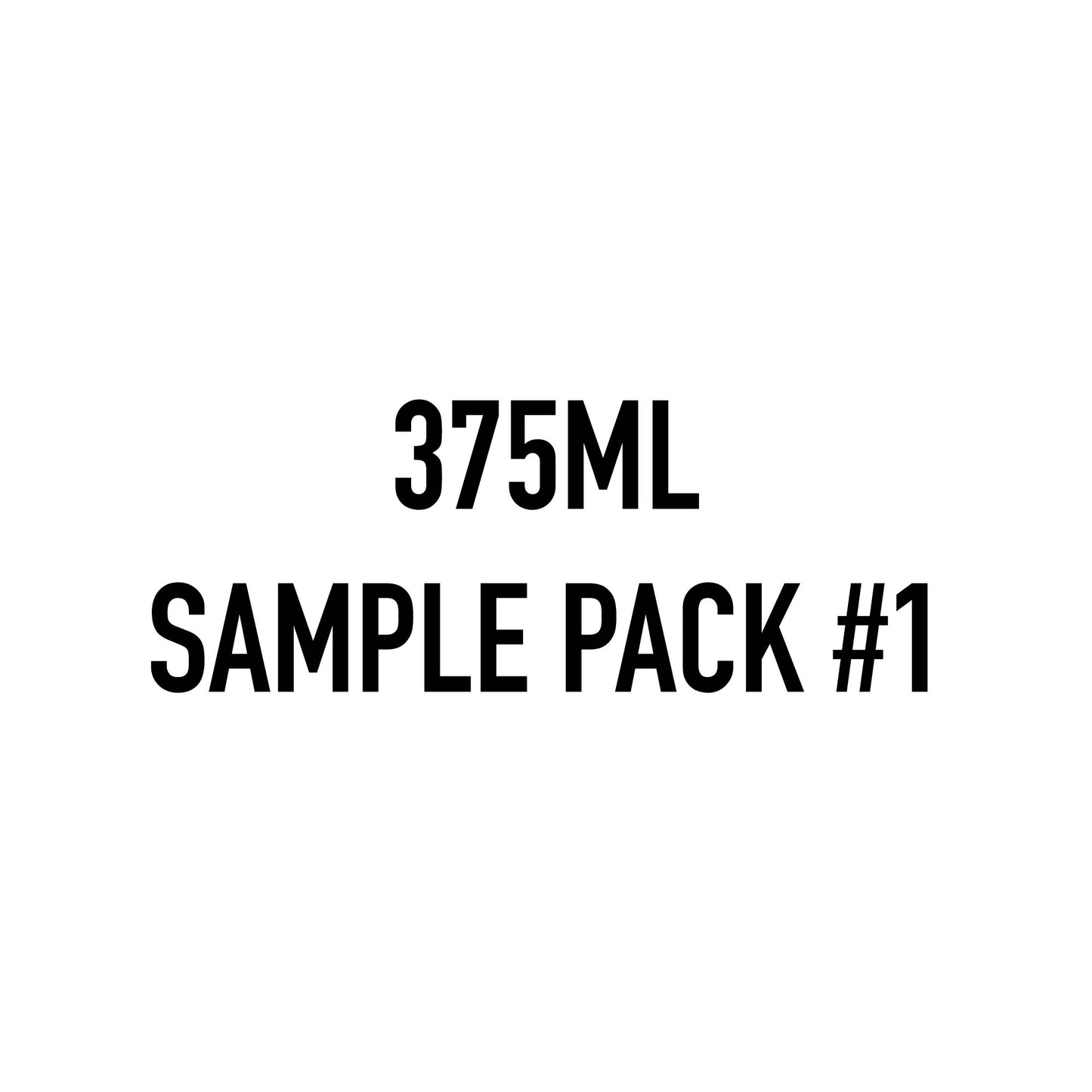 375ml Sample Pack #1 - 1,2 and 3 Bottle Shipping Sets
