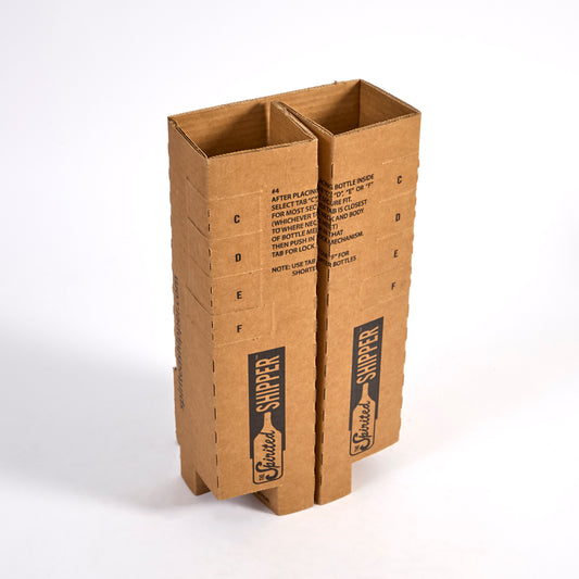 Bottle Insert For Two 750 ml or Two 1 liter Bottles