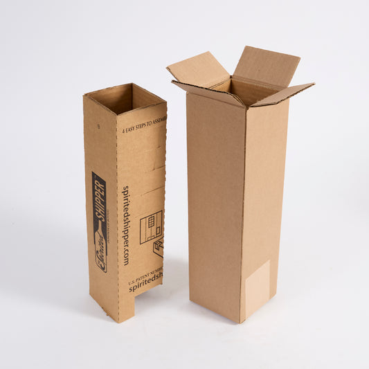 One Bottle Wine Shipper - SS1 - Insert and Box