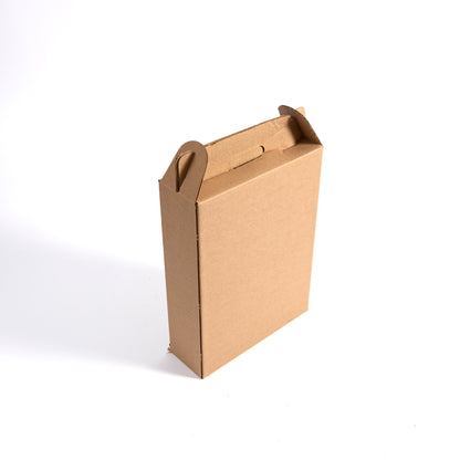 Three Bottle Brown Wine Tote