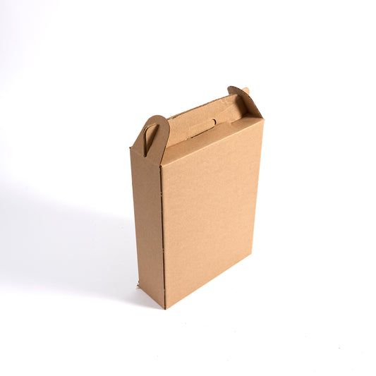 Three Bottle Brown Wine Tote