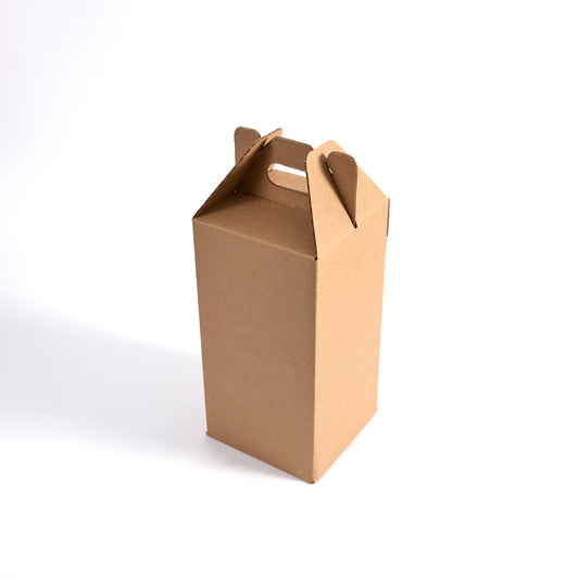 Four Bottle Brown Wine Tote