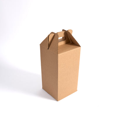 Four Bottle Brown Wine Tote