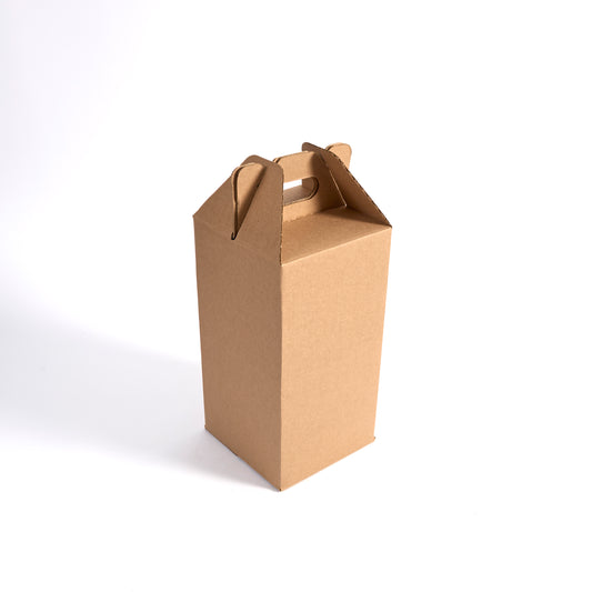 Four Bottle Brown Wine Tote