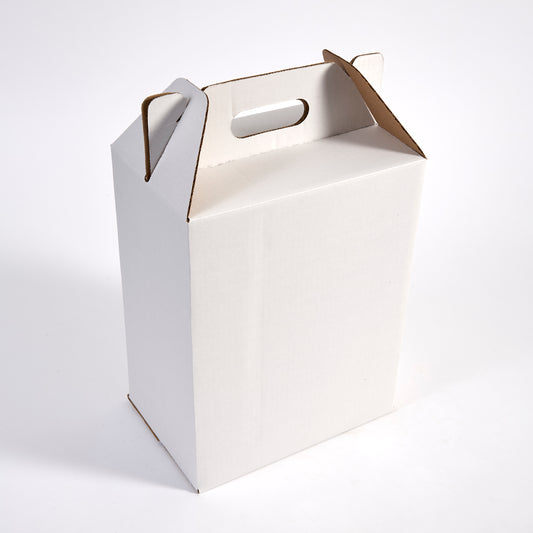 Six Bottle Wine Tote White