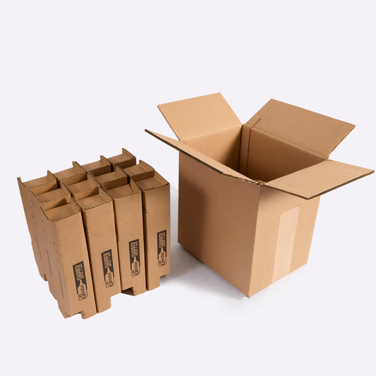 Twelve  Bottle Shipper - 375ml / Beer – SSB12 - Insert and Box