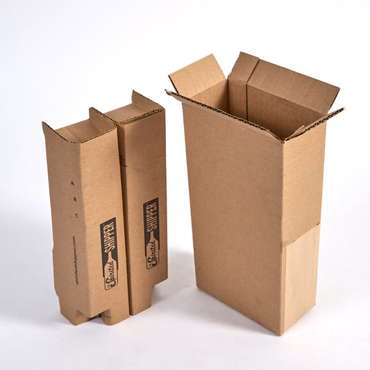 Two Bottle Shipper - 375ml / Beer – SSB2 - Insert and Box