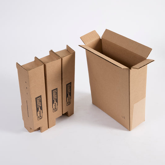 Three Bottle Shipper – 375ml / Beer – SSB3 - Insert and Box