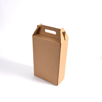 Two Bottle Magnum Brown Wine Tote