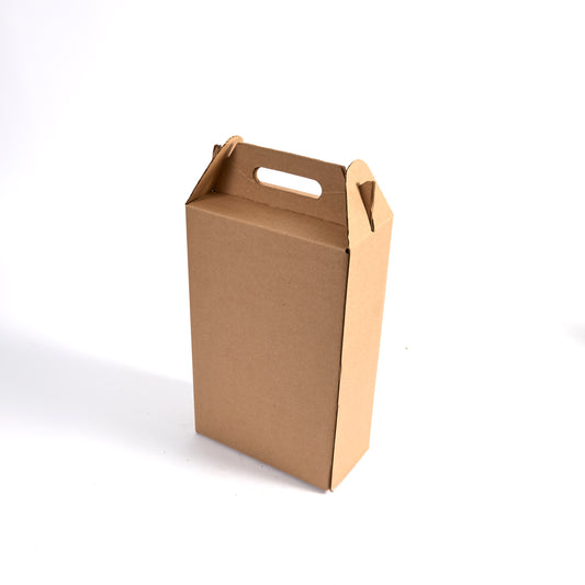 Two Bottle Magnum Brown Wine Tote