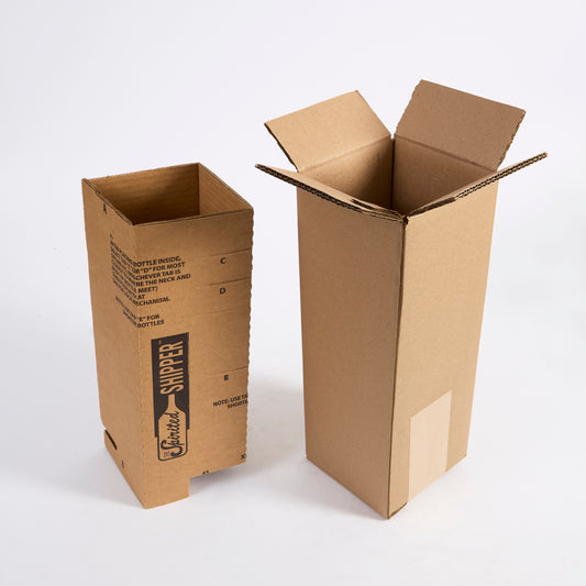 One Bottle Magnum Shipping Box – SSM1 - Insert and Box