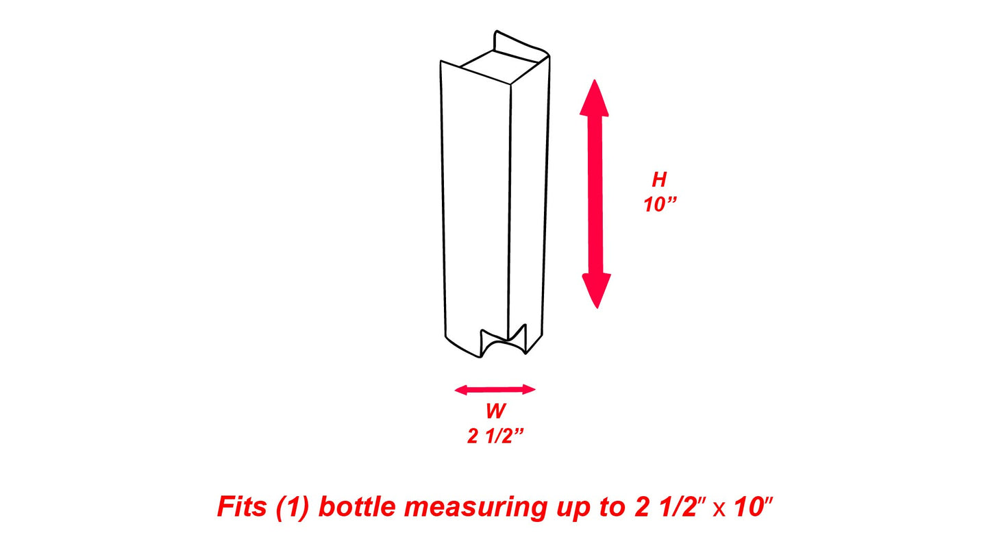 One Bottle  - 375ml / Beer Insert