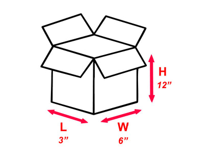 Shipping Box 3x6x12 Same Box as SSB2