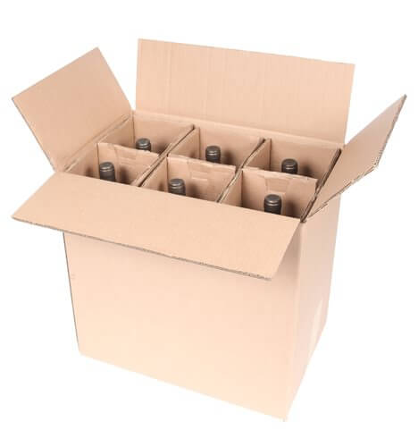 4 Bottle Wine Shipping Box SpiritedShipper.com boxes are UPS & FEDEX Approved