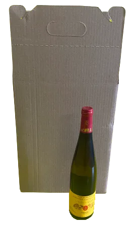 Six Bottle Wine Tote Kraft - Image 6